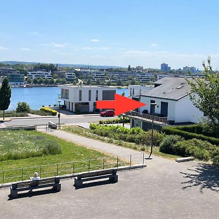 Haus Mit Panoramablick Auf Den Phoenixsee Dortmund Exterior foto