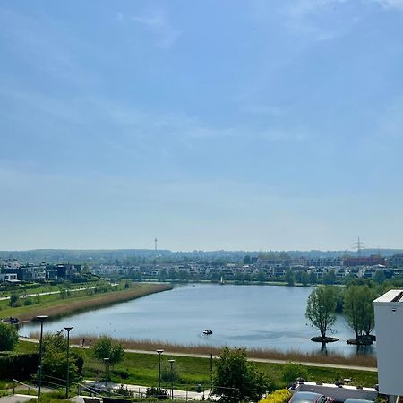 Haus Mit Panoramablick Auf Den Phoenixsee Dortmund Exterior foto