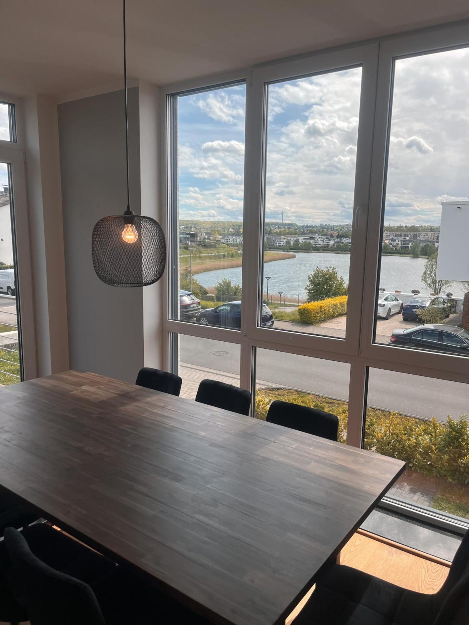 Haus Mit Panoramablick Auf Den Phoenixsee Dortmund Exterior foto